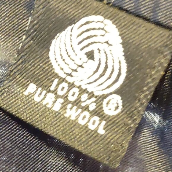 Spitalnick & Co Women's Blue/White 100% Wool Coat/Blazer Size 12 - Picture 8 of 8